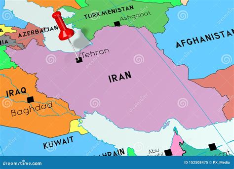 Location Of Tehran Iran On World Map