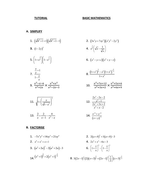 Basic Mathematics Tutorial 的图像结果