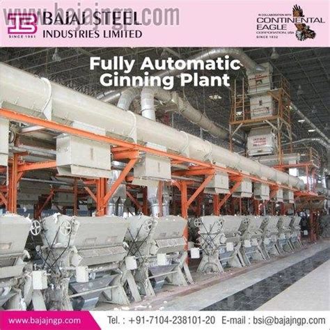 Fully Automatic Ginning Plant,Cotton Ginning Plant Suppliers in India