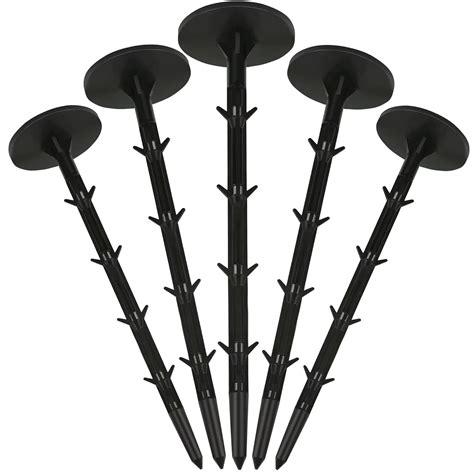 Mibdim 20 Pcs 9.8 Inch Upgraded Plastic Garden Stakes Anchors Inner ...