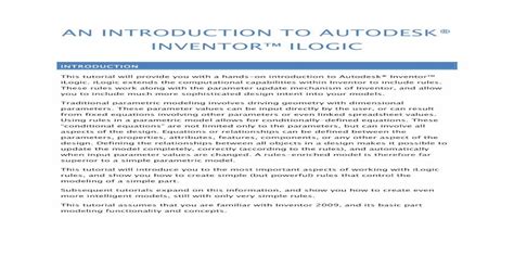 iLogic Tutorial 的图像结果