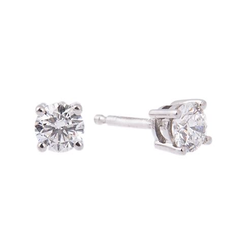 Brilliant Cut Solitaire Diamond Earrings | Hancocks Jewellers