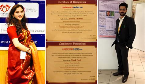 CCP faculty receive 'Certificate of Recognition' at International ...