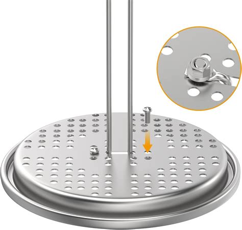 Buy KEESHA Perforated Aluminum Turkey Chicken Rack, Chicken Holder with ...