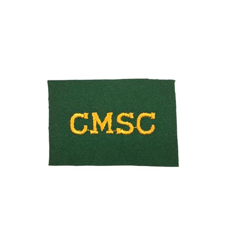 CMSC 4th Cdn Armoured Division – Embroidered formation patch – JM-Militaria