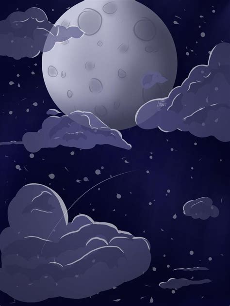 simple drawing night