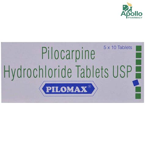 Pilomax Tablet 10's Price, Uses, Side Effects, Composition - Apollo ...
