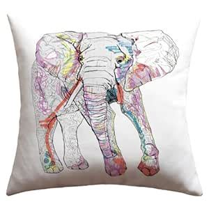 Buy Deny Designs Casey Rogers Elephant 1 Outdoor Throw Pillow, 18 x 18 ...