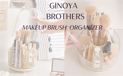 ginoya brothers 360 Rotating Makeup Organizer - Spinning Makeup ...