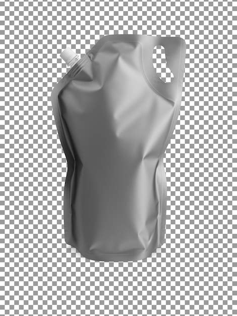 Bolsa de folha em branco no fundo transparente | PSD Premium