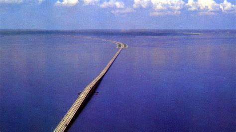 What was Tampa Bay like when the Howard Frankland Bridge, FL first ...