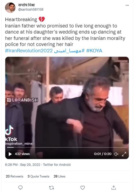 Iranian Father Dancing At Daughter’s Funeral? No, Video Viral With ...