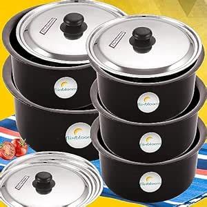 Buy Flixbloom Galactic Black Hard Anodised 3MM Thick Mega Combo Set ...