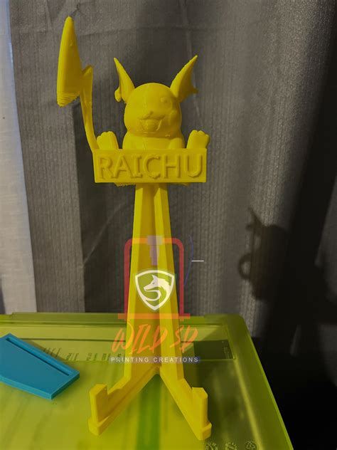 STL file Raichu Pokemon Card stand・3D printable model to download・Cults