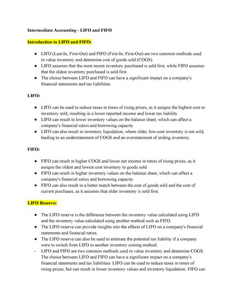 Image result for FIFO Accounting Explained