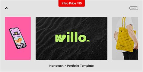 Nanotech Website - A Creative Portfolio Template