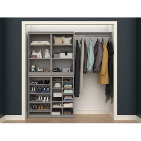 ClosetMaid Modular Closet 21.38-in W x 15.91-in D x 40.29-in H Smoky ...