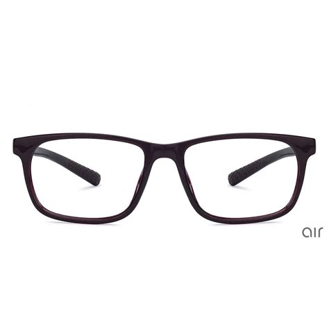 Purple Full Rim Rectangle Lenskart Air Comfort VC E12618-C4 Eyeglasses