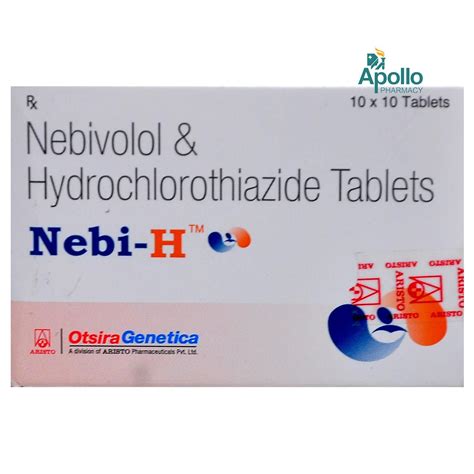 Nebi H Tablet 10's Price, Uses, Side Effects, Composition - Apollo Pharmacy