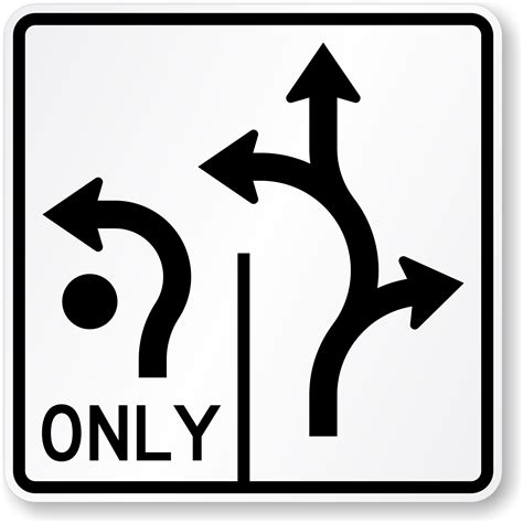 Image result for Lane Use Control Signs