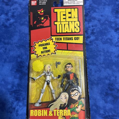 Buy Teen Titans Go! Robin & Conjunto De Figura De Ação Terra 2005 ...