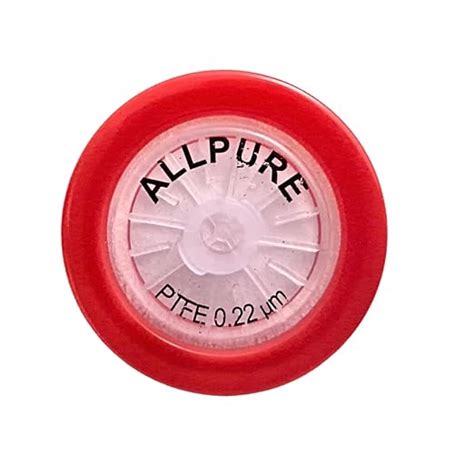 AANIJ® All pure Syringe Filter Hydrophobic PTFE Membrane Disc, 0.22 μm ...