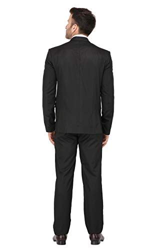 KMB ROYAL KMBR_Men's_Black_Suit (38) : Amazon.in: Clothing & Accessories
