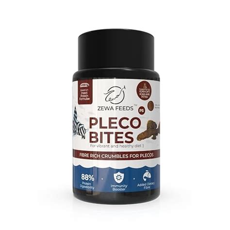 Zewa Pleco Fish Feed – High-Fiber Nutrition Fish Food for Algae-Eating ...