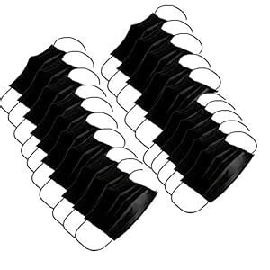 AutokraftZ Disposable Non Woven Black Face Mask Medical Dental ...