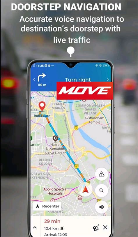 Download MapmyIndia Move: Maps, Navigation & Tracking Application for ...