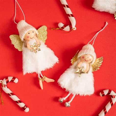 Decorative Fairy Dolls - Set of 2 | Festive Tree Decor | The Zappy Box