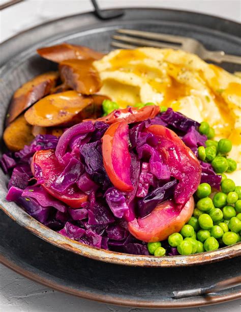 Red Cabbage Recipe Braised Red Cabbage With Apples And Bacon