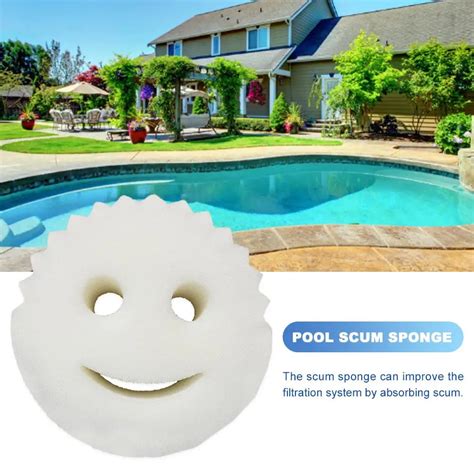 Buy 10PCS Oil Absorbing Sponge Swimming Pool Hot Tub and Spa Round face ...