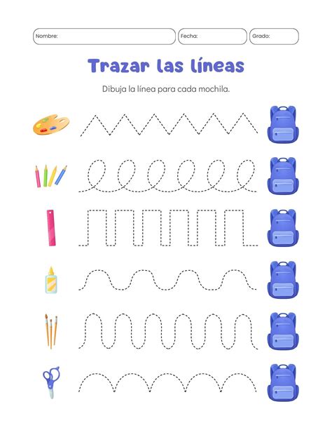 Aprenda A Escribir Hojas De Trabajo Para Niños En Edad Preescolar