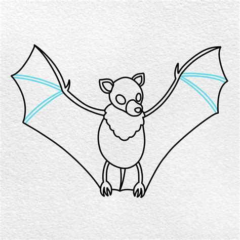 Fruit Bat Drawing - HelloArtsy