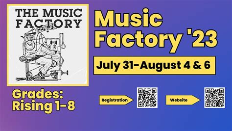 Music Factory Music/Drama Camp, Newark United Methodist Church, 6 ...
