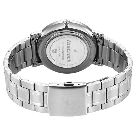 Buy Online Fastrack Stunners X Quartz Analog Blue Dial Stainless Steel ...