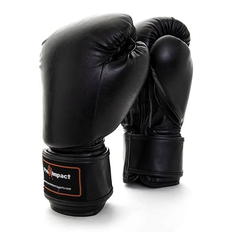 Buy Pro Impact Pro Style Boxing Gloves Black 14 Oz Online at Low Prices ...