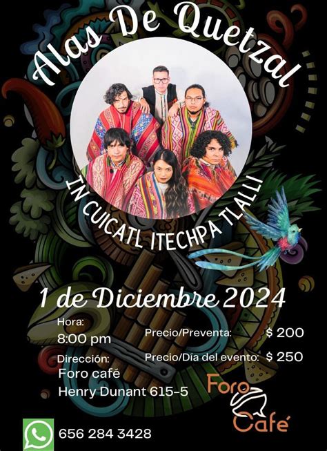 Alas de Quetzal: In cuicatl itechpa Tlalli, Foro Café, El Paso, 1 ...