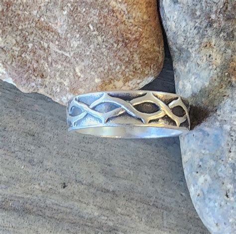 Retired James Avery Crown Of Thorns Band Ring 11.5 - Gem