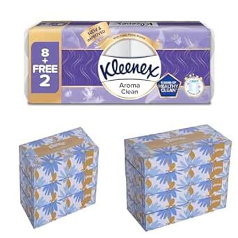 Kleenex 90715 3 ply Floral Scented Toilet Paper Tissue Roll, 10 Rolls ...