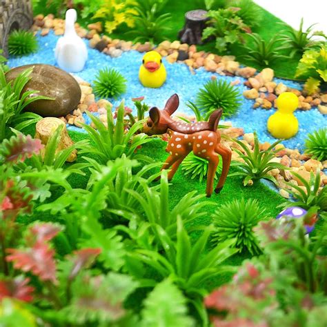 MOMOONNON 100pcs Model Trees Miniature Plants Fairy India | Ubuy