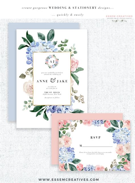 Buy Watercolor Hydrangea Clipart Blue Pink Flower Clip Art Online in ...