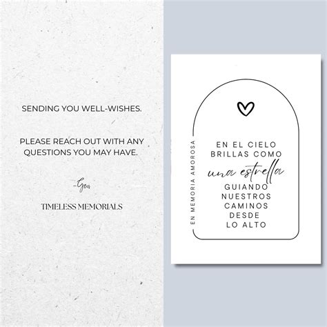 Spanish Funeral Sign, in Memory Poster, Memorial Tribute, Spanish Memorial PDF, Funeral Table ...