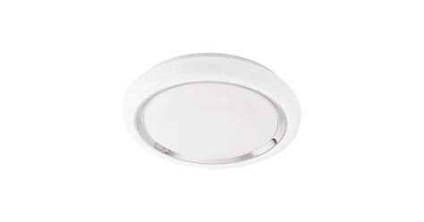 Eglo 96023A Capasso Single Light Integrated LED Semi-Flush Drum Ceiling ...