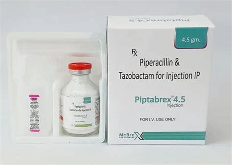 Pharmaceutical Injection - Piperacillin 4gm Tazobactam 500 Mg ...