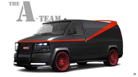 See The A-Team Van Get A Modern GMC Savana Digital Makeover