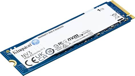 Kingston NV3 1TB Gen4 NVMe SSD 6000MB/s PCIe 4.0 M.2 SSD – Microcenter ...