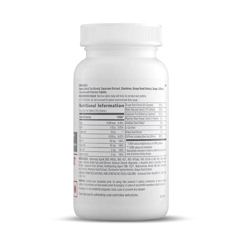 GNC Pro Performance Thermo Burst Hardcore, 90 Tablets Price, Uses, Side ...
