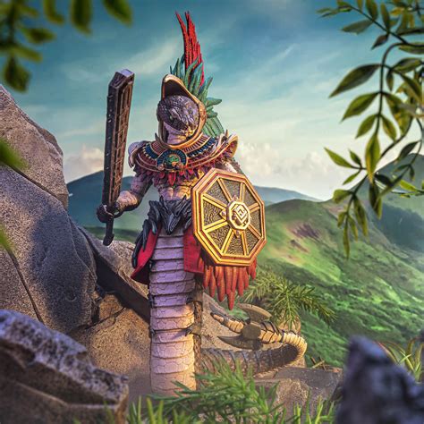 Serpenspire Royal Guard (Reign of the Beasts) figure by Mythic Legions